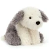 Jellycat Curvie Knuffelhond Sheep Dog - 24 Cm