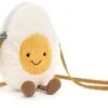 Jellycat - Amuseable Blij Gekookt Ei Tas - 30x18cm