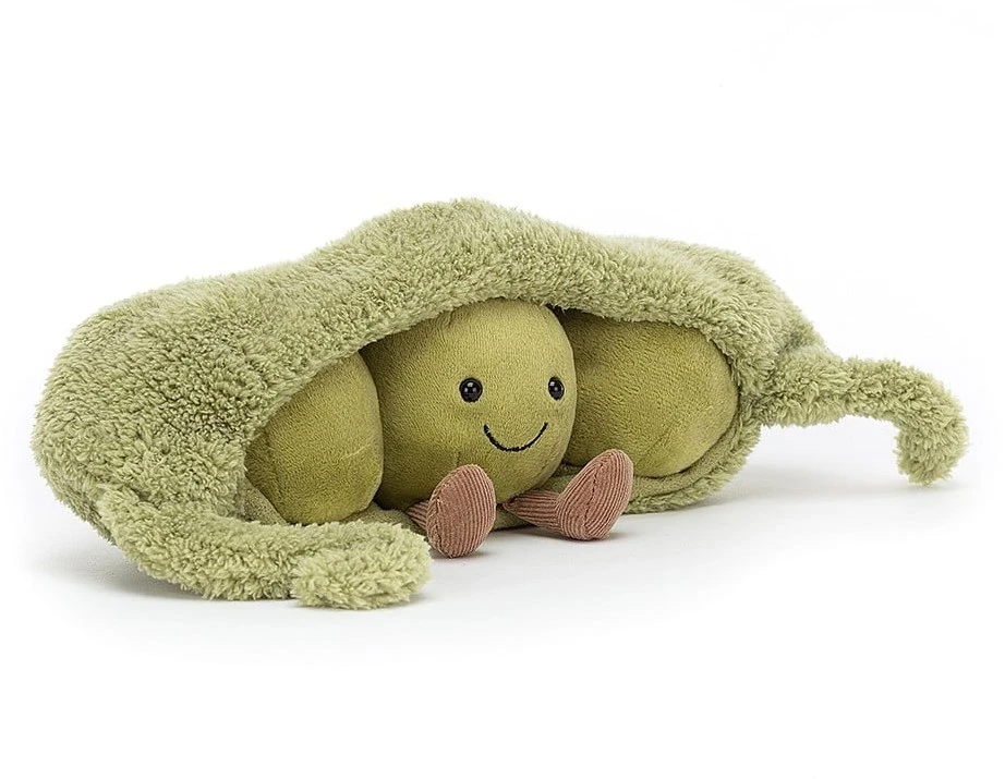 Jellycat Amuseable Knuffel Erwt In Peul - 26 Cm 3 Jellycat Amuseable Knuffel Erwt In Peul - 26 Cm