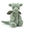 Jellycat Bashful Knuffel Draak Medium - 31 Cm -Jellycat Verkoopwinkel jellycat bashful knuffel draak medium 31 cm