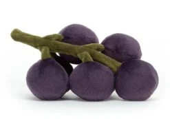 Jellycat Fabulous Fruit Knuffel Druiventros - 15 Cm -Jellycat Verkoopwinkel jellycat fabulous fruit knuffel druiventros 15 cm 3