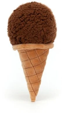 Jellycat Irresistible Ice Cream Knuffel Ijshoorn Chocolade - 18 Cm -Jellycat Verkoopwinkel jellycat irresistible ice cream knuffel ijshoorn chocolade 18 cm 2