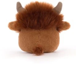 Jellycat Knuffel Amuseabean Highland Koe - 6x9x10cm -Jellycat Verkoopwinkel jellycat knuffel amuseabean highland koe 6x9x10cm 3