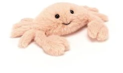 Jellycat Knuffel Fluffy Krab 9cm