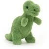 Jellycat Knuffel Fossilly Dino T-Rex XS - 12cm -Jellycat Verkoopwinkel jellycat knuffel fossilly dino t rex xs 12cm