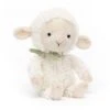 Jellycat Knuffel Fuzzkin Lamb - 5x9x23cm -Jellycat Verkoopwinkel jellycat knuffel fuzzkin lamb 5x9x23cm