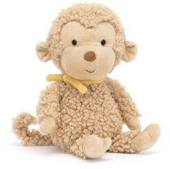 Jellycat Knuffel Fuzzkin Monkey - 5x9x23cm
