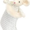 Jellycat Knuffel Shimmer Kous Muis - 20x9cm