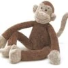 Jellycat Knuffel Slackajack Aap Klein - 33cm
