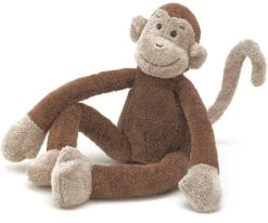 Jellycat Knuffel Slackajack Aap Klein - 33cm