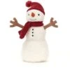 Jellycat Knuffel Teddy Sneeuwman - 20cm -Jellycat Verkoopwinkel jellycat knuffel teddy sneeuwman 20cm