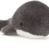 Jellycat Knuffel Wavelly Whale Inky - 6x15x5cm