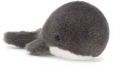 Jellycat Knuffel Wavelly Whale Inky - 6x15x5cm