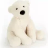 Jellycat Knuffelijsbeer Perry Polar Bear - M - 26 Cm -Jellycat Verkoopwinkel jellycat knuffelijsbeer perry polar bear s 26 cm pe2pbl 2 1
