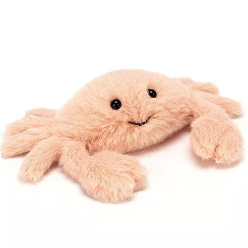 Jellycat Knuffelkrab Fluffy - 9 Cm 3 Jellycat Knuffelkrab Fluffy - 9 Cm