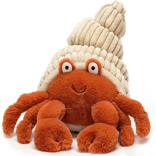 Jellycat Knuffelschelpkrab Herman - 36 Cm 3 Jellycat Knuffelschelpkrab Herman - 36 Cm