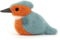 Jellycat - Vogeltje Ijsvogel - 10x7cm -Jellycat Verkoopwinkel jellycat vogeltje ijsvogel 10x7cm 2