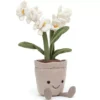 Jellycat Amuseable Knuffelorchidee Wit - 27 Cm