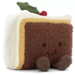 Jellycat Amuseables Knuffeltaart Kerst - 10 Cm