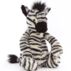 Jellycat Bashful Knuffelzebra - 31 Cm