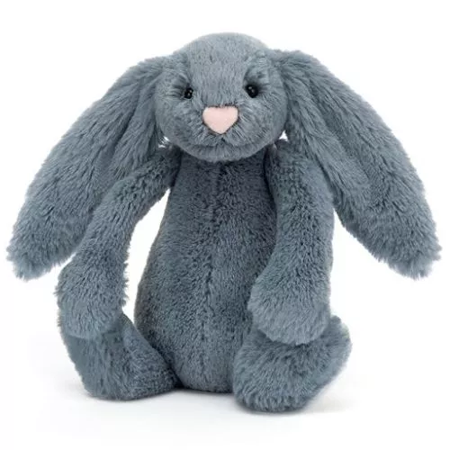 Jellycat Knuffelkonijn Dusky Blue Bunny - 9x18 Cm 3 Jellycat Knuffelkonijn Dusky Blue Bunny - 9x18 Cm