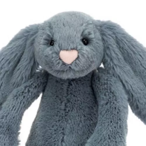 Jellycat Knuffelkonijn Dusky Blue Bunny - 9x18 Cm 4 Jellycat Knuffelkonijn Dusky Blue Bunny - 9x18 Cm - Afbeelding 2