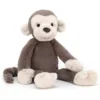 Jellycat Knuffelaap Brodie - S - 27 Cm -Jellycat Verkoopwinkel jellycat knuffelaap brodie s 27 cm