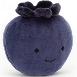 Jellycat Knuffelbosbes Fabulous Fruit Blueberry - 10 Cm