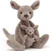Jellycat Knuffelkangoeroe Kara - 37 Cm