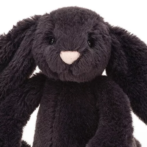 Jellycat Knuffelkonijn Bashful Inky Bunny - S - 18 Cm 4 Jellycat Knuffelkonijn Bashful Inky Bunny - S - 18 Cm - Afbeelding 2