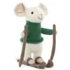 Jellycat Knuffelmuis Merry Mouse - Skiing - 20 Cm -Jellycat Verkoopwinkel jellycat knuffelmuis ski