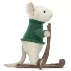 Jellycat Knuffelmuis Merry Mouse - Skiing - 20 Cm -Jellycat Verkoopwinkel jellycat knuffelmuis ski2