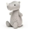Jellycat Knuffelneushoorn Woddletot - 10x21 Cm