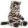 Jellycat Knuffelzebra Lallagie - 39 Cm
