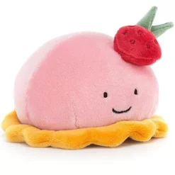 Jellycat Pretty Patisserie Knuffelboltaart Framboos - 10 Cm -Jellycat Verkoopwinkel jellycat pretty patisserie knuffelboltaart framboos 10 cm 5
