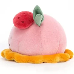 Jellycat Pretty Patisserie Knuffelboltaart Framboos - 10 Cm -Jellycat Verkoopwinkel jellycat pretty patisserie knuffelboltaart framboos 10 cm 7