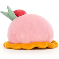 Jellycat Pretty Patisserie Knuffelboltaart Framboos - 10 Cm -Jellycat Verkoopwinkel jellycat pretty patisserie knuffelboltaart framboos 10 cm 8