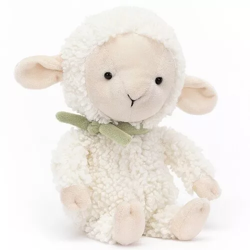 Jellycat Knuffelschaap Fuzzkin Lamb - 23 Cm 3 Jellycat Knuffelschaap Fuzzkin Lamb - 23 Cm