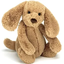 Jellycat Knuffelpuppy Bashful Toffee - M - 31 Cm