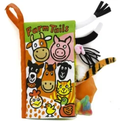 Jellycat Staartenboek Boerderijdieren
